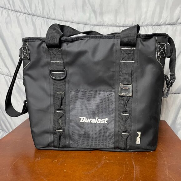 Urban Peak Nylon Rectangle Cooler Duralast Logo Black Drinks Cooler Picnic Camp - Picture 1 of 11